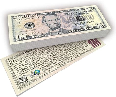 Lincoln Million Dollar Bill Gospel Tract Pack Of 100 Nkjv