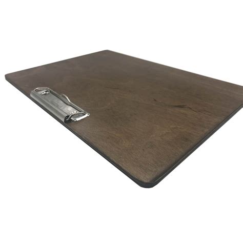 A4 Landscape Rustic Brown Ply Clipboard 320x230x6 Quality Clipboards