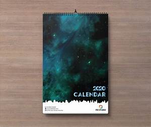 2020 Galaxy Wall Calendar On Behance