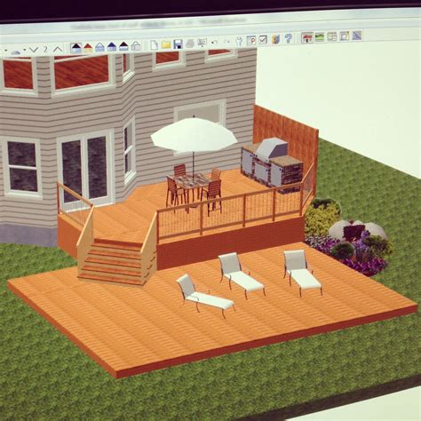 3d Design Using Home Designer Chief Architect Multi Level Deck