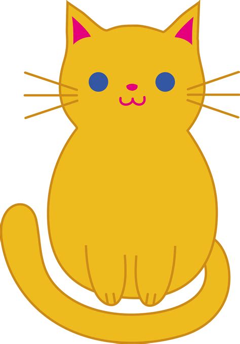 Cute Orange Cat Clip Art Free Clip Art