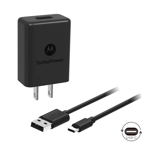 Motorola Turbopower 15 Wall Charger Usb C Data Cable