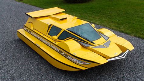 The Amphibious Dobbertin Hydrocar A 1 Million Dollar 762 Hp Boatcar