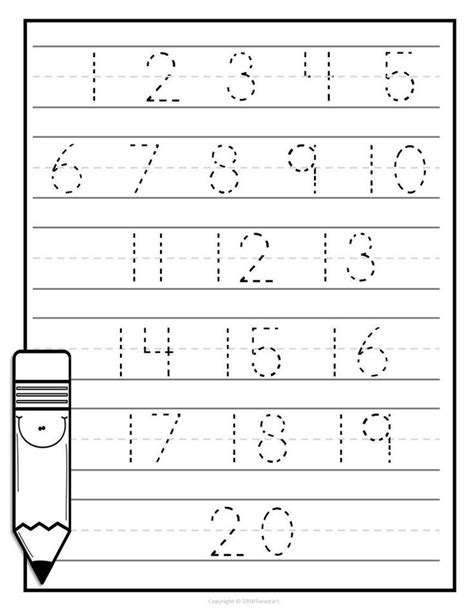 30 Tracing Letters And Numbers Worksheets