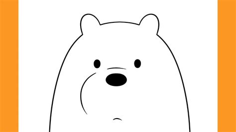 how to draw ice bear we bare bears youtube