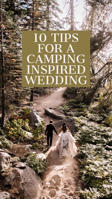10 Tips For Planning A Camping Inspired Wedding Camping Inspired