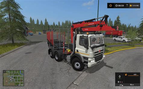 Tatra Phoenix 6x6 With Forestry Crane V10 Truck Farming Simulator