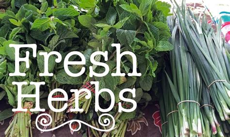 Farmers Market Finds Cooking With Fresh Herbs And Pea Shoots Thrive