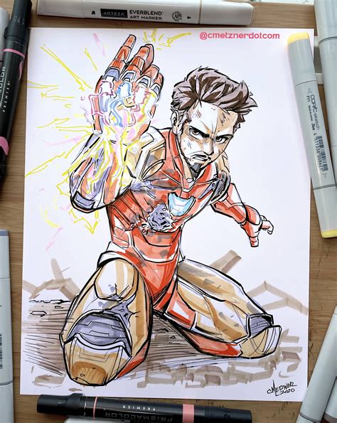 Heres My Drawing Of Iron Man Marvelstudios