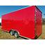 Red 85x20 Enclosed Trailer With Extra Height Ad 860  USA Cargo