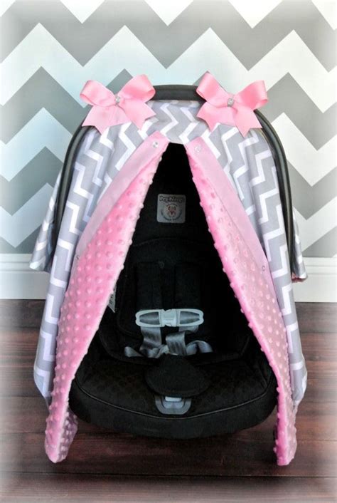 Product title fh group car seat covers flat cloth for sedan, suv, van, full set w/ steering cover & belt pads, pink black average rating: MINKY carseat canopy car seat cover light PINK by ...