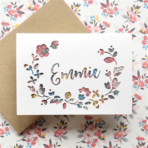 Personalised New Baby Or Birthday Card By Mint Nifty