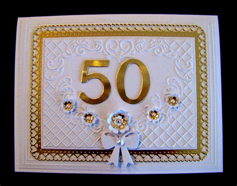 50 Card Cards Anniversary Cards 50th Wedding Anniversary
