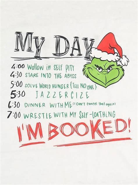 Seuss' how the grinch stole christmas soundtrack. Venuslike.com T-shirts Christmas Grinch I'm Booked Baseball T-Shirt | Grinch quotes, Grinch ...
