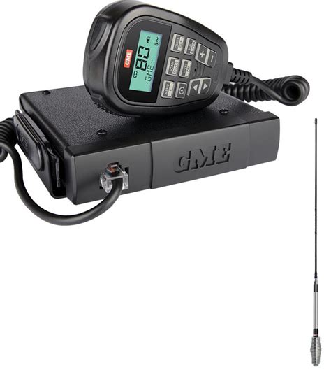 Catches radio signals and displays them on the receiver. GME TX3550s S UHF 5W RADIO+AE4018K1 UHF 6.6DBi ANTENNA