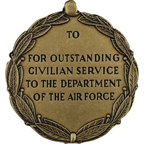 Air Force Outstanding Civilian Career Service Award Medal Usamm