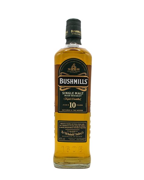 Bushmills Single Malt Irish Whiskey 10 Jahre 40 07 L Vinothek Nagele