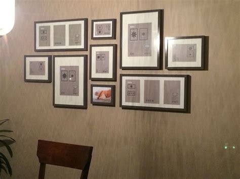 Gallery Wall Layout. IKEA Ribba frames in grey … | Ikea gallery wall, Gallery wall layout, Frame ...