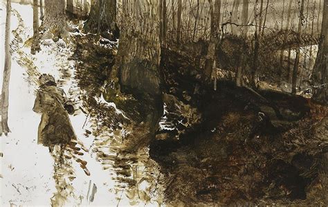 Helga On The Path 1975 Andrew Wyeth Andrew Wyeth Watercolor