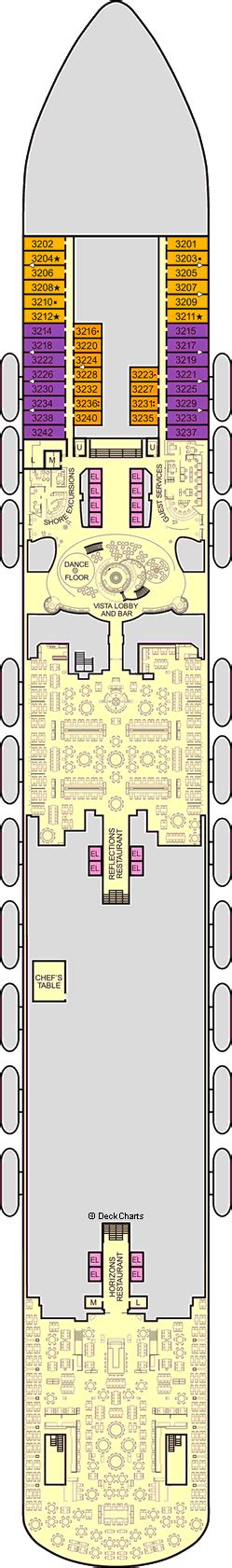 Carnival Vista Deck Plans Ship Layout Staterooms Map Cruise Critic