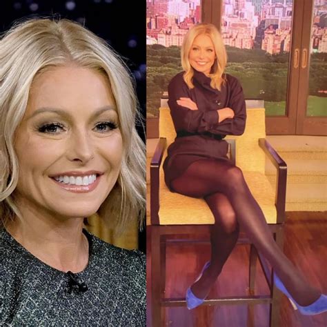 kelly ripa always showing off her legs and sex appeal as much as humanly possible celeb nylons