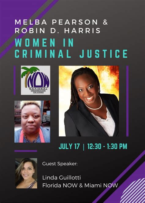 Women In Criminal Justice With Fl Now And Miami Now