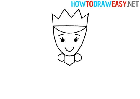 How To Draw A Queen For Kids How To Draw Easy