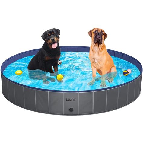 Mingshanancient Foldable Dog Pool And Kiddie Pool Hard Pvc Plastic Pool