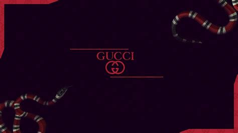 Red Gucci Logo Wallpaper