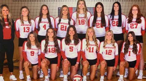 Roster Northwest Indians Canal Fulton Oh Varsity Volleyball 22 23