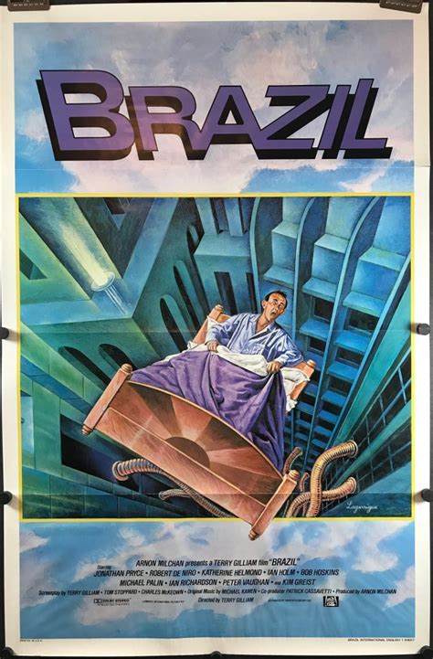 Brazil Original Vintage Terry Gilliam International Style Movie Poster