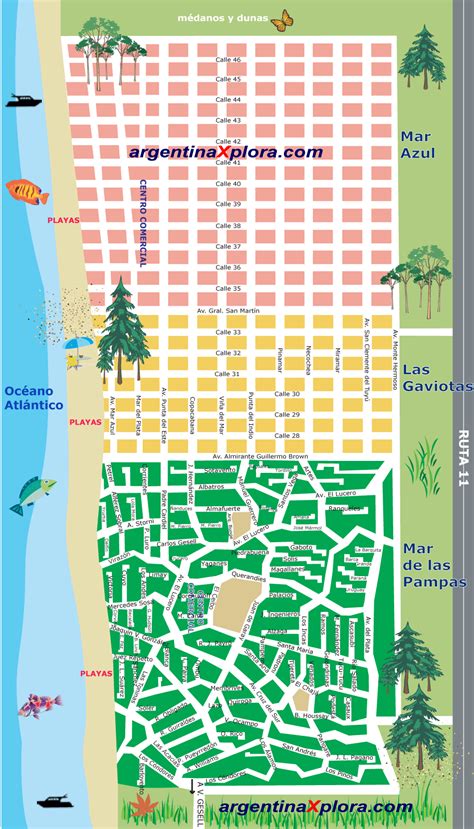 Plano De La Ciudad De Azul Provincia De Buenos Aires Para Imprimir