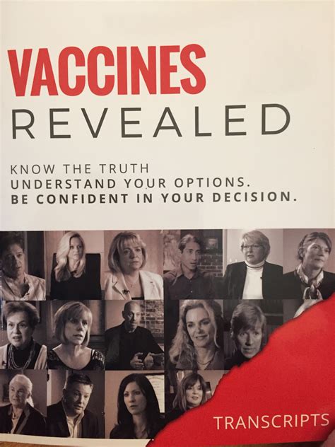 Vaccines Revealed: Know the Truth, Understand You Options, Be Confident