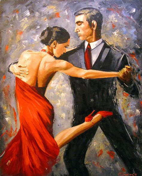Tango Painting By Olha Darchuk Jose Art Gallery