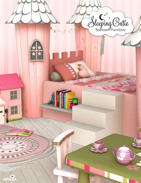 Sleeping Cutie Bedroom Furniture Daz 3d