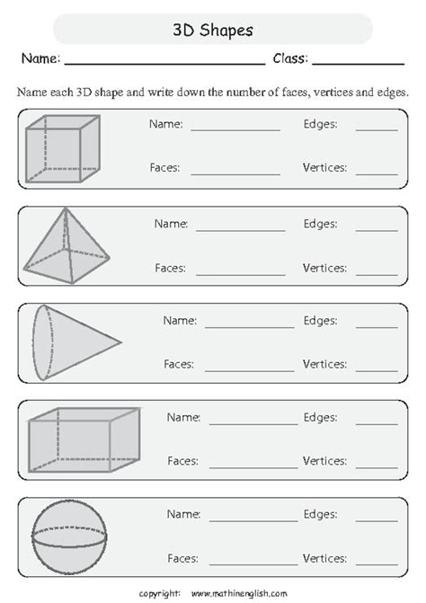 Classifying 3d Shapes Collection Lesson Planet