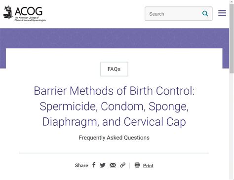 Acog On Twitter Some Barrier Methods Of Birthcontrol Also Protect