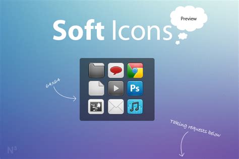 Soft Icons Preview By Nomnuggetnom On Deviantart