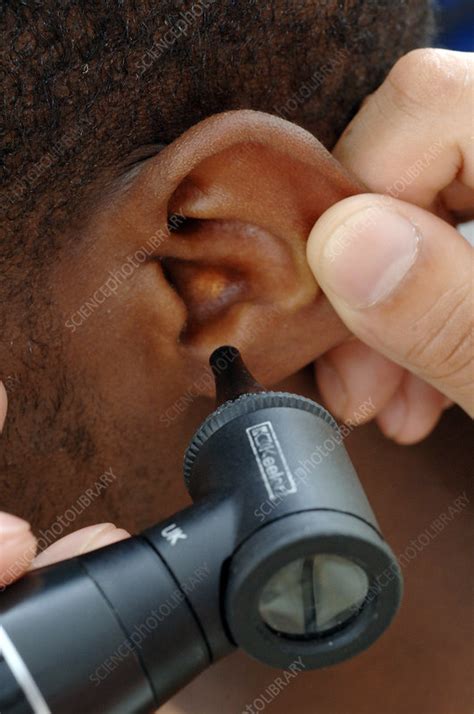 Ear Examination Stock Image C0547673 Science Photo Library