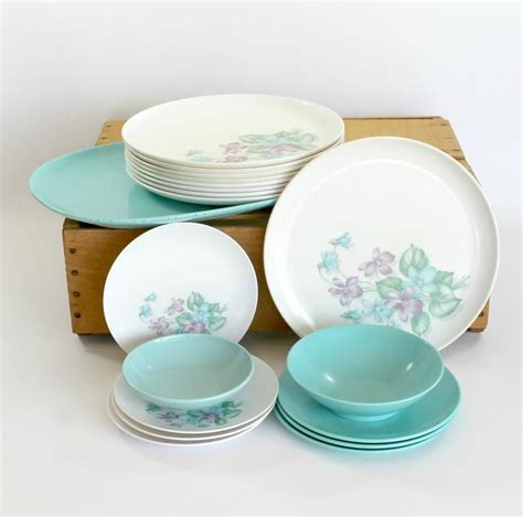Vintage Melamine Melmac Dinnerware Assorted Mix And Match Picnic Etsy