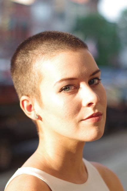 Why You Should Get A Buzz Cut This Summer Short Shaved Hairstyles Shaved Hair Women Buzzed