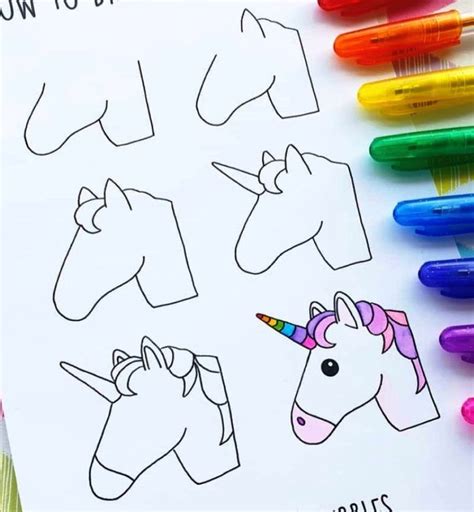 Dibujos De Unicornios Para Dibujar Faciles Aprende A Dibujar Una Nube
