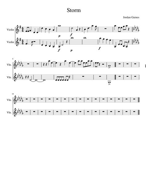 Ocarina of time sheet music for such popular songs as the legend of zelda™: Storm Sheet music for Violin | Download free in PDF or MIDI | Musescore.com