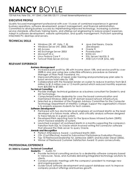 Write an engaging resume using indeed's library of free resume examples and templates. Business Management Resume Template