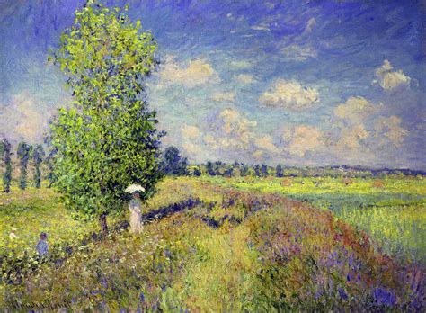 The Summer Poppy Field Claude Monet Encyclopedia Of