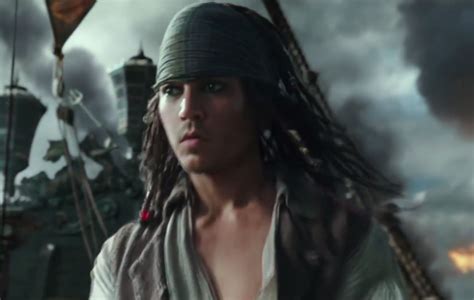 Watch New Pirates Of The Caribbean 5 Trailer Featuring Cgi Johnny Depp As Young Jack Sparrow