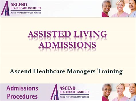 Admissions And Discharge Procedures Ascend Healthcare Training