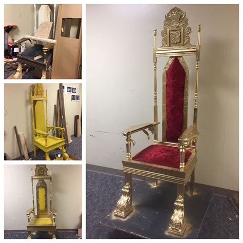 A Throne For Prince Topher Diy Cinderella Stage Props Makeshift