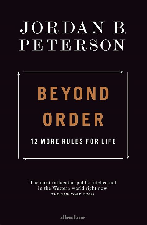 Beyond Order 12 More Rules For Life Signed Copy Booka Bookshop