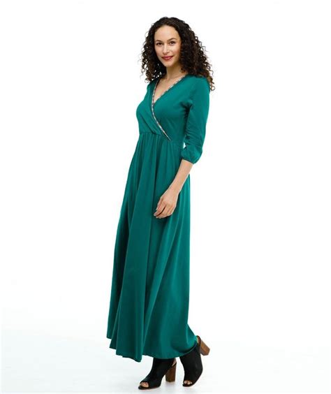 The Delaney Dress In Emerald Chiffon Dress Long Long Caftan Dress